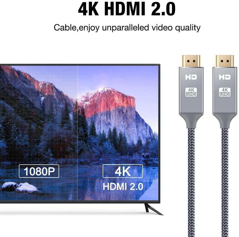 Kabel hdmi 2.0 4k 90 cm 18 gb/s - snowkids
