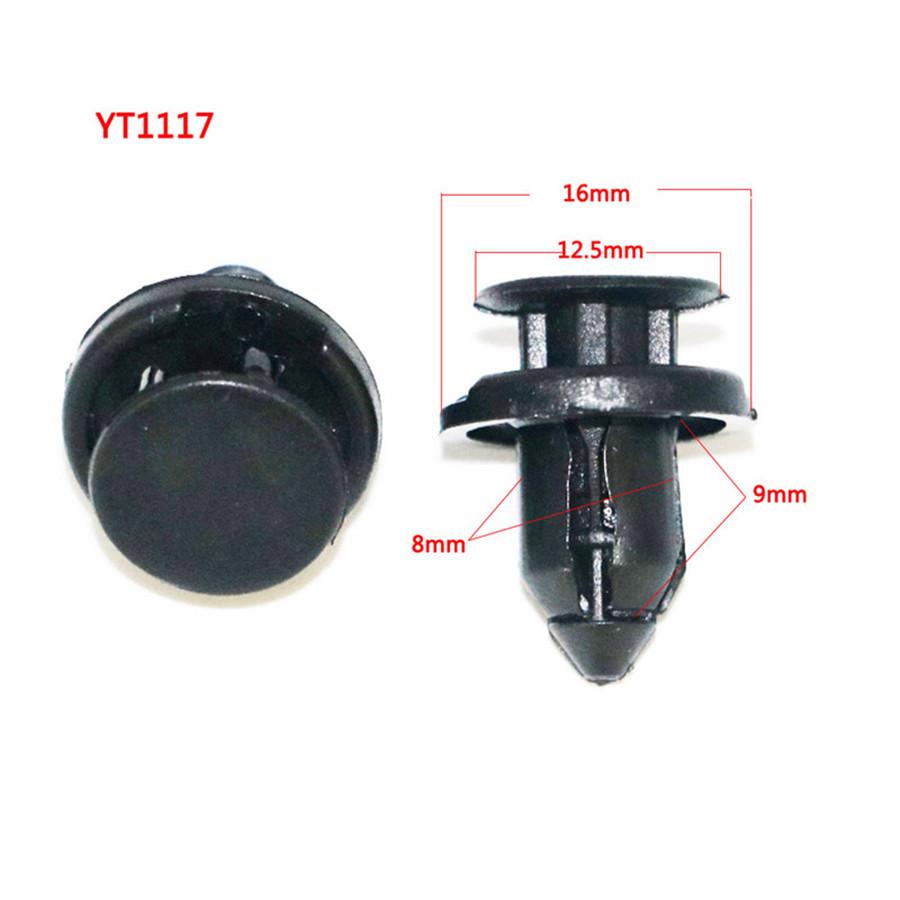 200 шт смешанные автомобильные зажимы для бампера, фиксатор, заклепка, дверная панель, крепеж для облицовки крыла