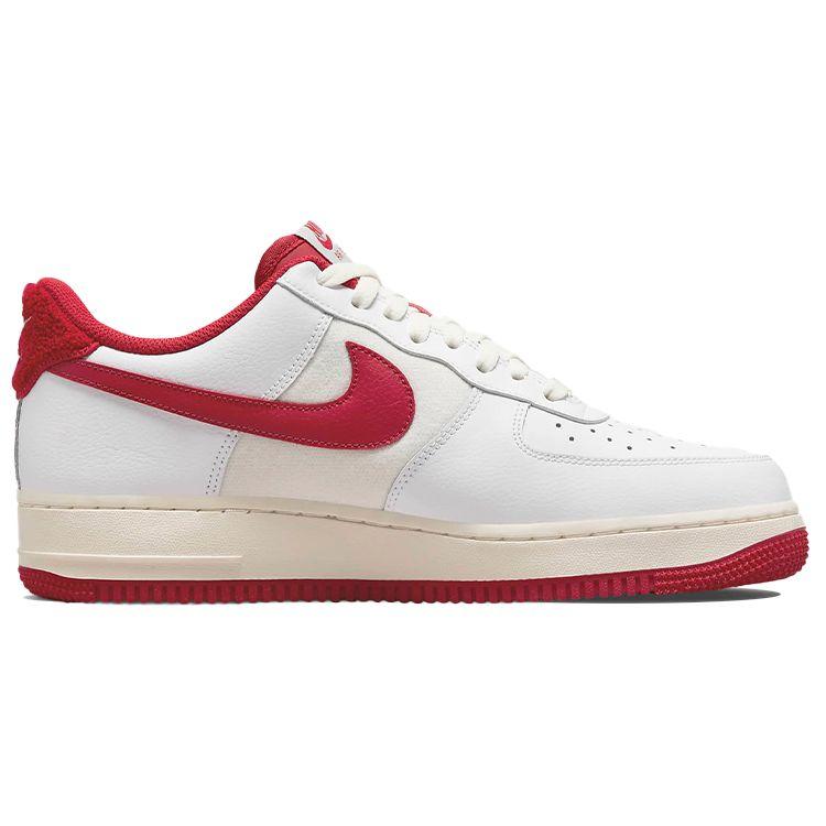 Nike Air Force 1 07 LV8 Lettermans Jacket Мужские кроссовки Белый спорт-красный парус DO5220-161