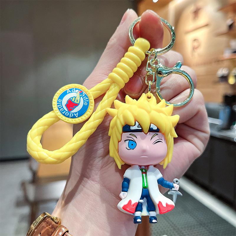 Кулон автомобильный брелок 1 шт. игрушка 3D кукла Наруто Саске Какаши мультфильм подарок ювелирный аксессуар