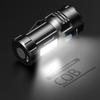 Портативный мини-фонарик 9 LED, 6 режимов, боковой фонарь COB, с зарядным кабелем, для улицы, кемпинга, рыбалки, аварийный фонарь