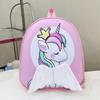 Backpack Kids Eva Material With Unicorn Cartoon Print High Capacity For Daily