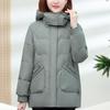 Women's Puffer Jackets Winter Vintage Short Parkas Hooded Plus Size Elegant Thick Warm Down Coats Woman Outerwears