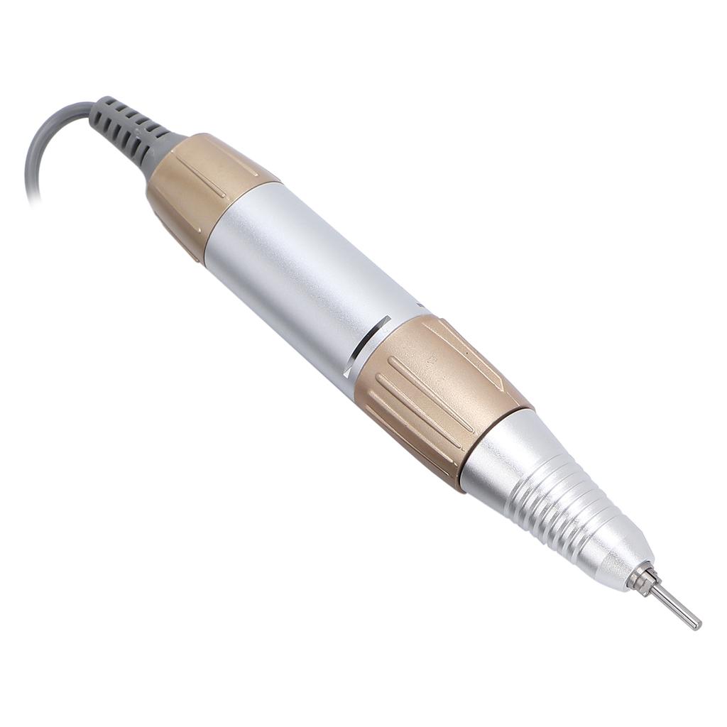Электрическая дрель для ногтей Ручка для дрели с низким уровнем шума и низким нагревом Аксессуар для дрели для ногтей Золотой