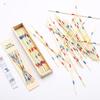 Wooden Pick-Up Sticks Table Game - Mikado Scatter Counting Sticks Educational Toy
