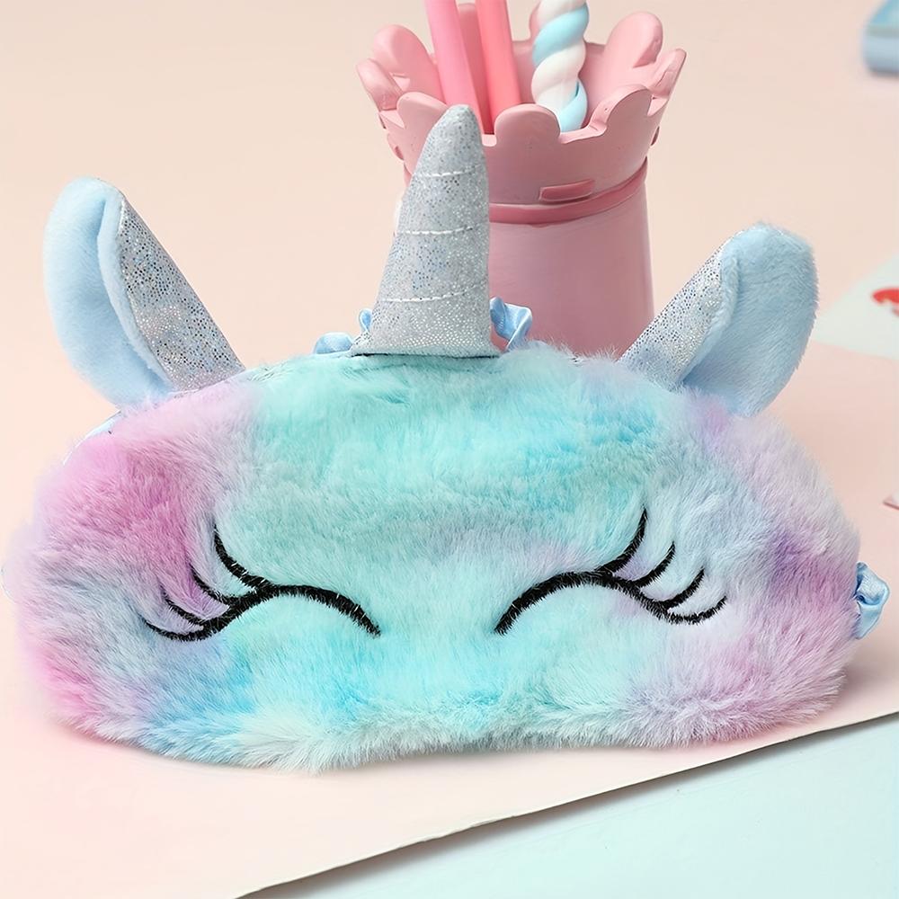 Cartoon Unicorn Party Anime Sleeping Mask Kids Gift Cute Blindfolds Travel Sleep Eye Band Shade Rest Eyepatch