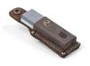 Husqvarna Zenoah Axe Whetstone #120/#320 (with leather case) 599674601 Blue, White, Brown