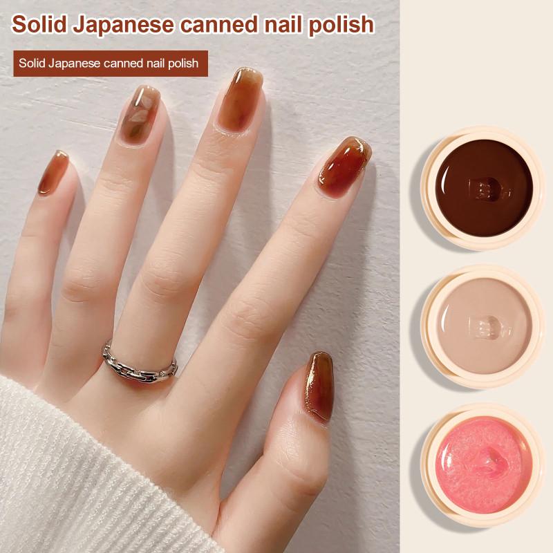 Дизайн ногтей Твердый лак для ногтей Консервированный твердый клей для ногтей Крем-текстура Клей для ногтей Гель для ногтей