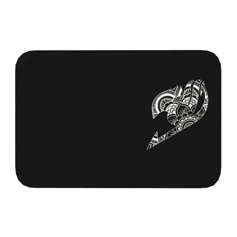 Happy Fairy Tail Doormat Non-Slip Bathroom Kitchen Mat Living Room Floor Door Entrance Carpet Rug