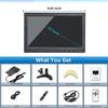 10,1-дюймовый HDMI-совместимый монитор с разрешением 1024x600, портативный цветной видеоэкран высокой четкости с входом AV VGA, дополнительный монитор для резервной камеры