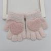 Kids Gloves Cartoon Heart Shape Decoration Baby Boys Girls Warm Gloves