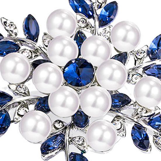 Женская элегантная брошь в форме снежинки, блестящие стразы, инкрустированная булавка, воротник, шаль, шарф, значок, аксессуары для костюма