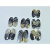 21-26MM Natural Picasso Jasper Matched Pair Oval Cabochon Gemstone 7Pair Lot C-793