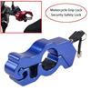 Motorcycle Handlebar Lock Grip Handlebar Brake Handle Lock Anti-Steal Lock Pull Rod for ATV Dirt Street Bikes Anti Theft