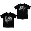 Футболка группы Korn с принтом Follow The Leader, унисекс, свободная, стиль Y2K, 100% хлопок, короткий рукав, винтажная уличная мода, футболки