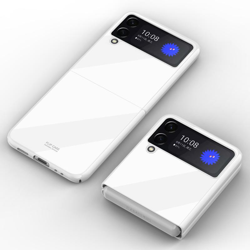 Новый чехол для мобильного телефона Samsung Zflip4 подходит для складного экрана galaxyzflip3, краска, полностью закрывающий чехол для мобильного телефона.