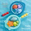 Cross-Border Baby Bath Toys Set: Turtle, Shark, and Animal Squeeze Toys with Water-Squirting and Floating Features.