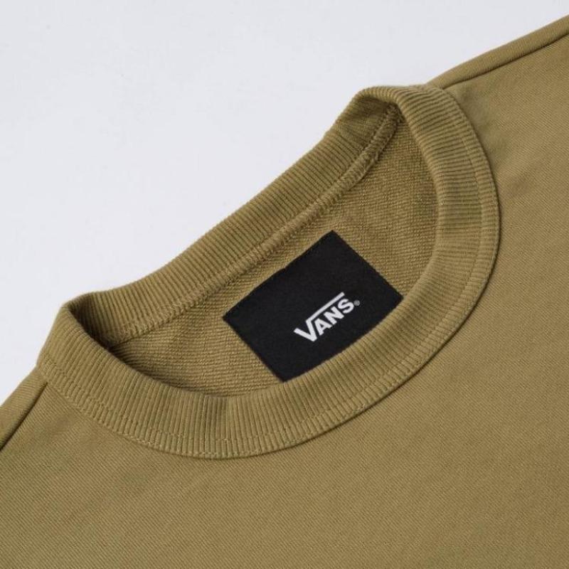 Vans FW24 Серия Азиатского Художественного Альянса Свитшот с круглым вырезом Удобная толстовка с длинным рукавом Унисекс Свитшот Коричневый VN000KDQCUQ