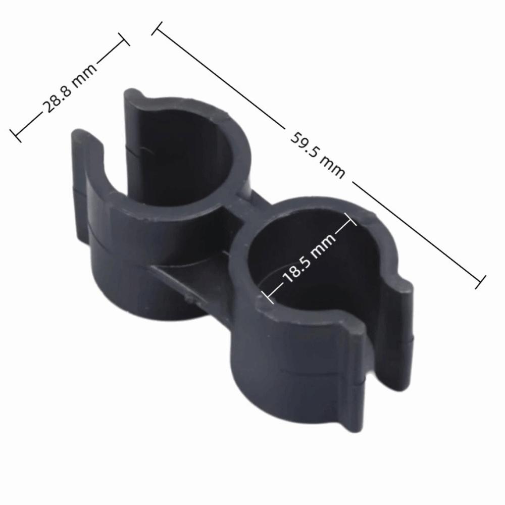 10Pcs 20/25/32mm Dual Pipe Clip Double-ended Tube Clips Agricultural Irrigation