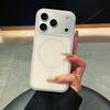 Magnetic Official Clear Phone Case for For Iphone 1 16 17 Pro Max 16Pro 17Pro  Liquid Silicone Shockproof Protector Cover