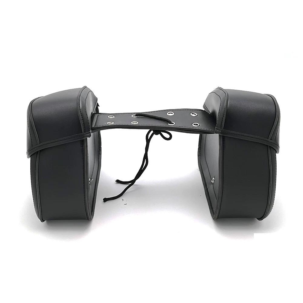 Мотоциклетные кофры из ПУ кожи Водонепроницаемые Боковые кофры для мотоцикла Кодовый замок Универсальные для Harley Suzuki Kawasaki Yamaha