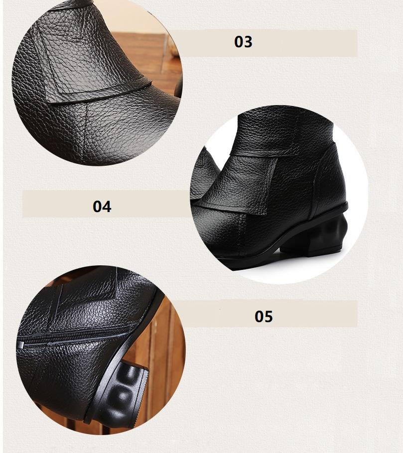 Ботильоны женские водонепроницаемые из натуральной кожи синие туфли на квадратном каблуке женские винтажные удобные ботинки роскошные туфли на каблуке