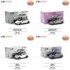 XCARTOYS 1/64 T11- Xiaopeng MO3 G7 Purple silvery sedan Car Model Replica Series Children Christmas Gifts Boy Toys