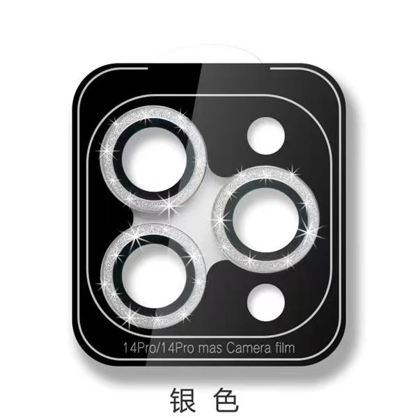 For IPhone 13 14 15 16 Pro Max Mobile Camera Lens Protector Hot Sales Camera Bling Diamond Single Design