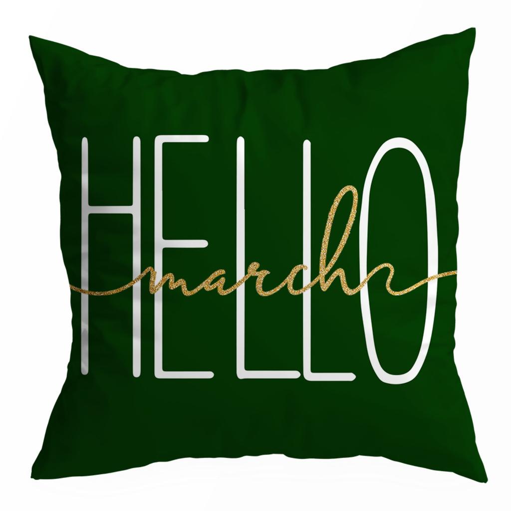 Улица. Льняной чехол ко Дню Святого Патрика, декоративный чехол для подушки в честь ирландского праздника