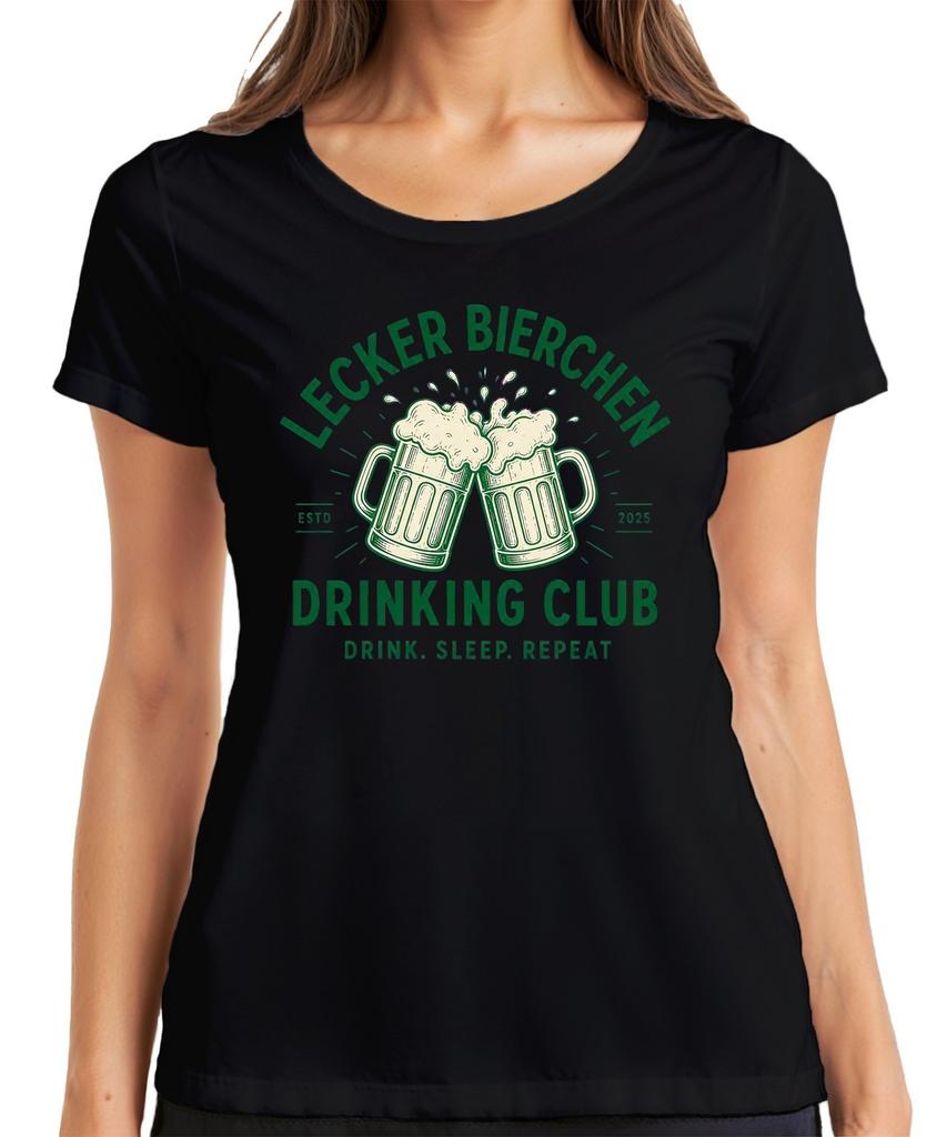 Delicious Beer Drinking Club Drink Sleep Repeat Drinking Stammtisch Women's T-Shirt