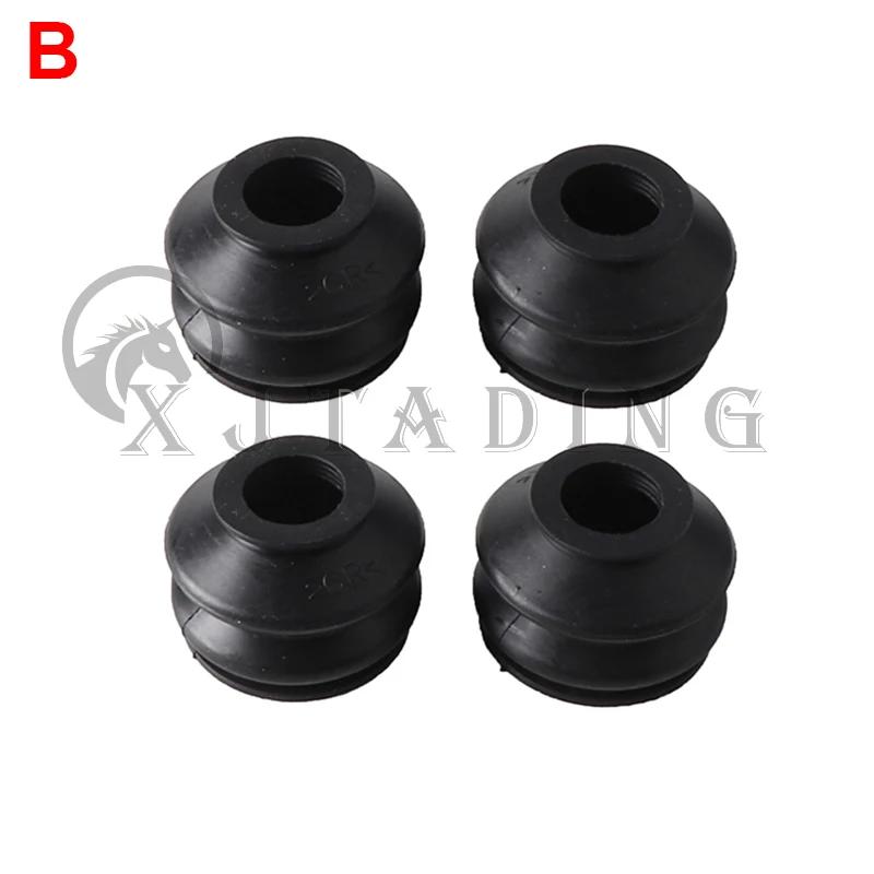 4PCS Ball Joint Dust Boot Cover Kit Rubber Track Rod End Protector for ATV UTV Go Kart Quad Bike Dirt Bike Accessories