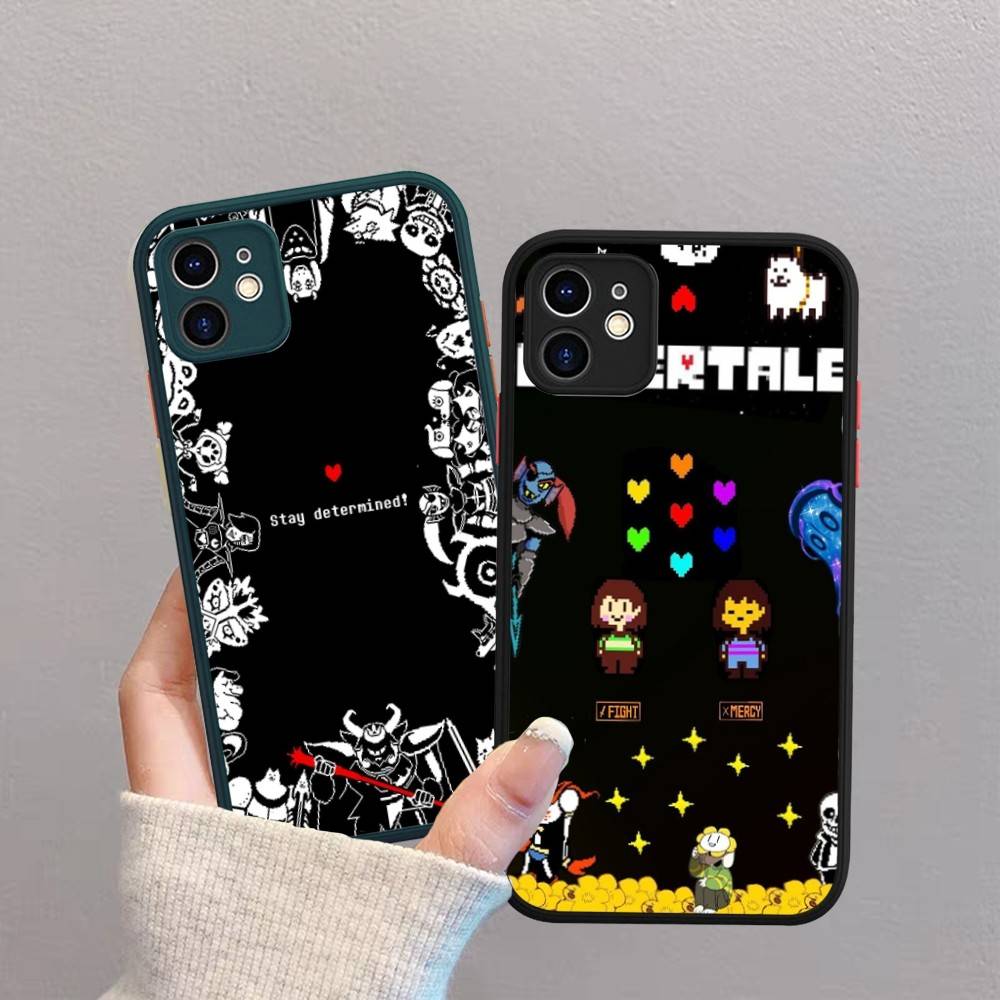 Чехол для телефона U-Undertale для IPhone 16e 16 15 14 13 12 11 Pro Max X XS MAX Plus Spuerstar Матовый чехол