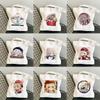 Canvas Bag Shopper Bag Genshin Game Kawaii Anime Shopping Bags Handbags Shoulder Bag Casual Handbag Women High Capacity Eco Bag