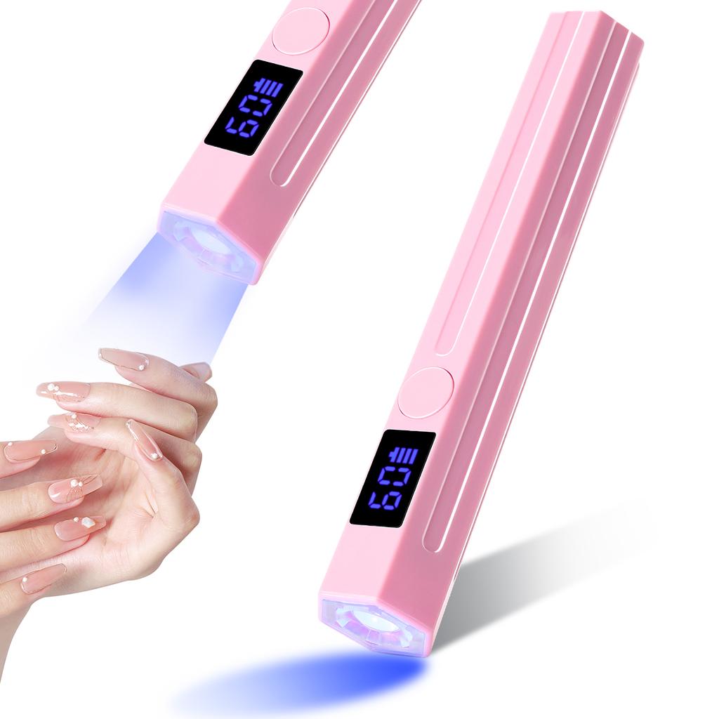 Mini UV Nail Lamp Dryer Machine Portable USB Rechargeable LED Nail Quick Drying Light Handheld Manicure Lamp For Gel Varnish