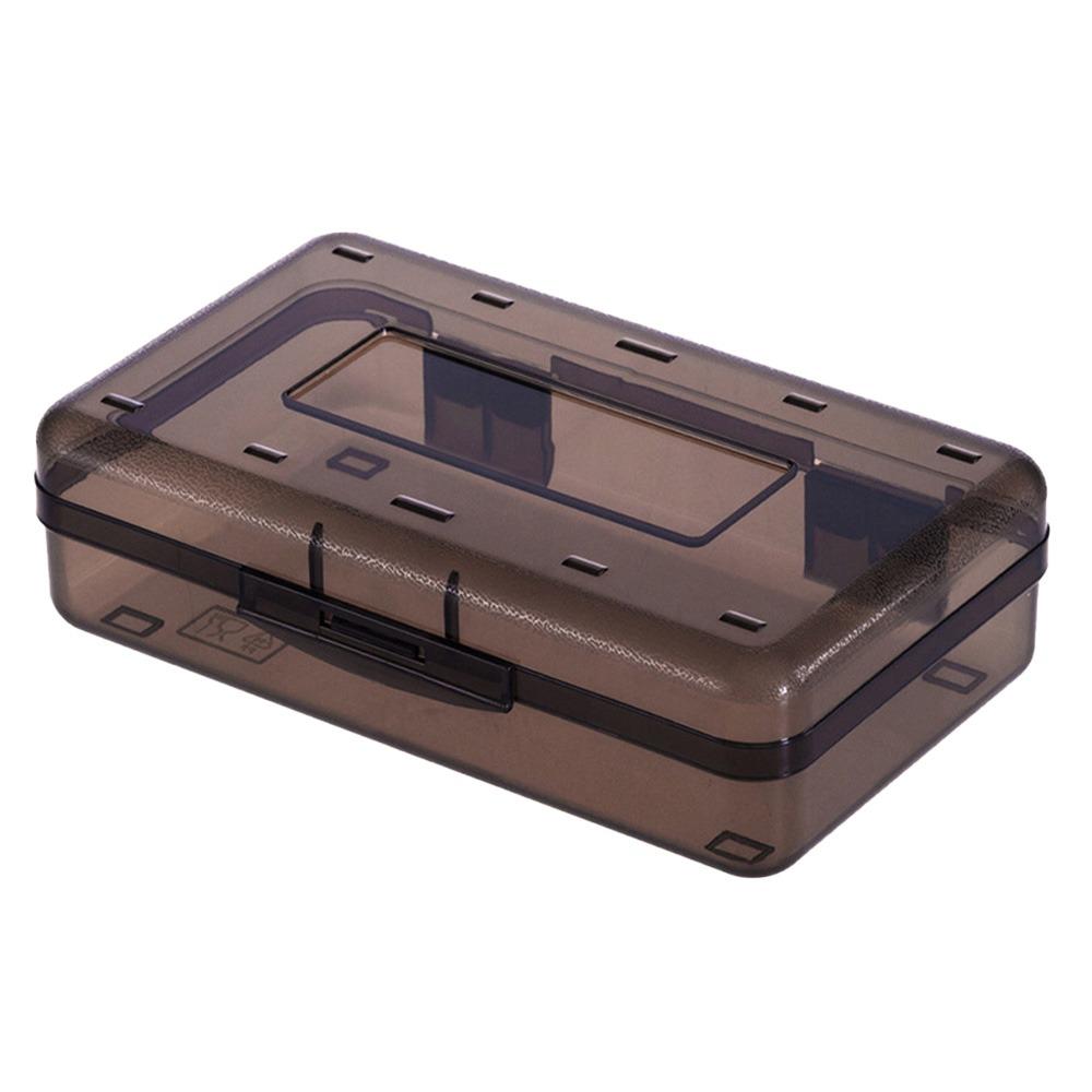 Transparent Pencil Case Large Capacity Marke Pen Organizer Durable Pen Box  School Office