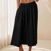 Женская повседневная юбка Легкая элегантная А-силуэта с высокой талией Летняя пляжная юбка для отпуска