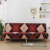 New Style Folding Sofa Bed Cover Sofa Covers Spandex Stretchdouble Seat Cover Slipcovers for Living Room Geometric Print
