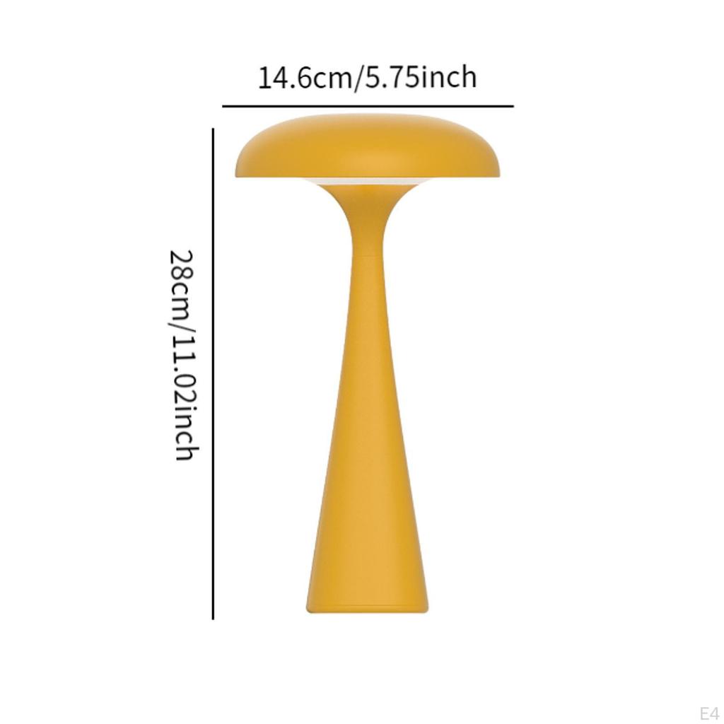 Table Lamp Accent Bedside 3 Color Modes Simple Dimmable Touch Night for Study Living