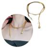 Trendy Snake Design Necklace Fashionable Snake Motif Necklace Adornment For Parties Dates And Fashion Shows  Silver