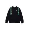 Nike Panda Patchwork Decorative Fashion Versatile Letter Logo Round Neck Sweatshirt Unisex Sweatshirt Black BV2667-010(TEAM702-C3)