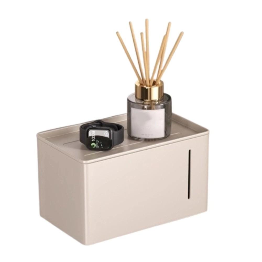 Waterproof Bathroom Tissue Rack Non Perforated Tissue Storage Case No Punching Roll Paper Box  Home