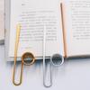 1/2/3Pcs Copper Book Holder Ring Heavy Duty Metal Book Clip Bookmark Ring Lightweight Spiral Wire Book Marker Ring Reading Accessories Book