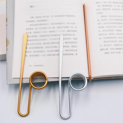 1/2/3 шт. Медное кольцо-держатель для книг, Сверхпрочный металлический зажим для книг, Кольцо-закладка, Легкое спиральное проволочное кольцо-маркер для книг, Аксессуары для чтения, Книга