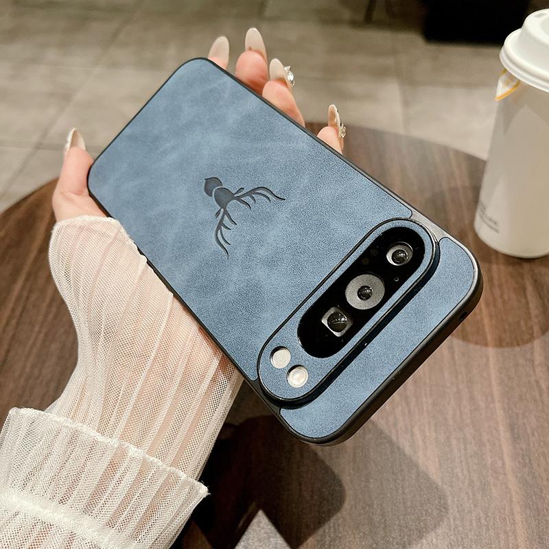 Матовый кожаный силиконовый чехол для телефона Google Pixel 7 Pro 7A 8 8A 8 Pro 9 Pro XL Защита объектива Бампер Полная защита для Pixel 8