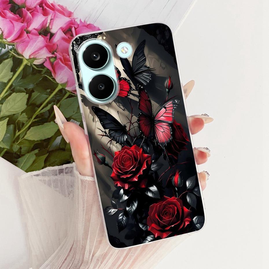 Милый Чехол для Телефона с Принтом Для Xiaomi Poco X8 Pro Мягкие Силиконовые TPU Чехлы Для Xiaomi Poco X8 Pro Max X8Pro Чехлы Бамперы
