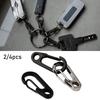 Quality Outdoor Hook Survival EDC Gear D Carabiner Spring Clips D-Ring Key Chain Camping Keyring