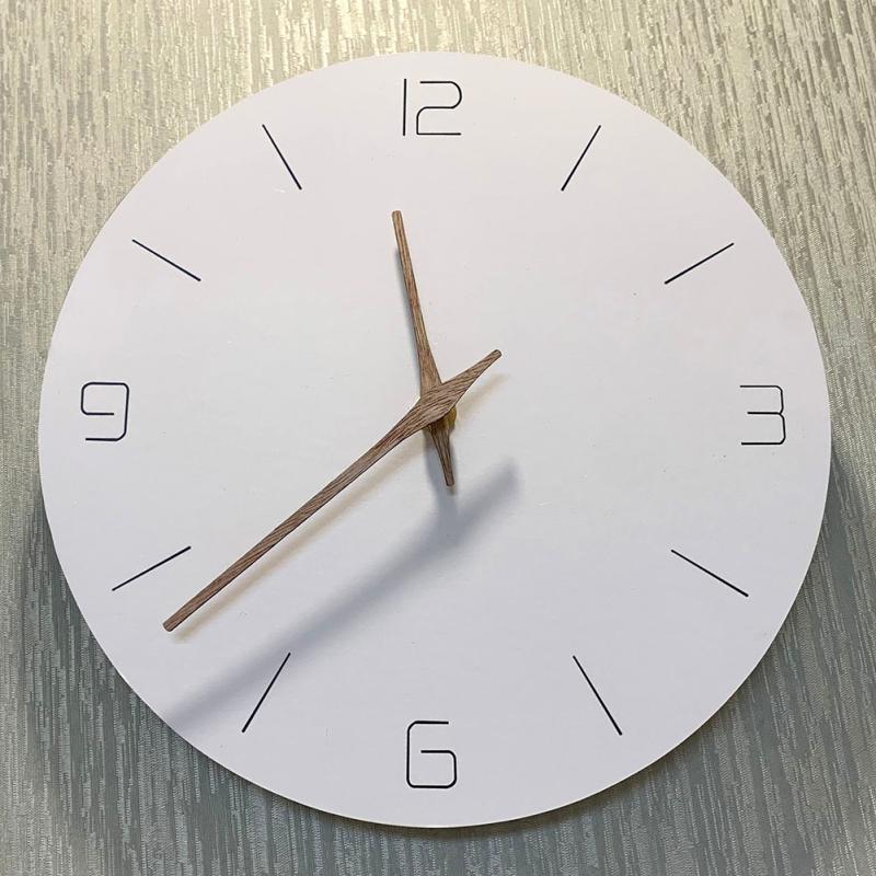 25 см круглые настенные часы модные бесшумные не тикающие на батарейках для дома гостиная спальня
