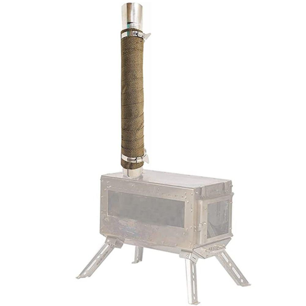 Защита от ожогов, защита для труб печи, огнестойкая изоляционная крышка, защита для дымохода печи