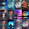 Moon Scenery DIY 5D Full Round Diamond Painting Mosaic Landscape Diamond Embroidery Picture Rhinestone Home Decor Gif