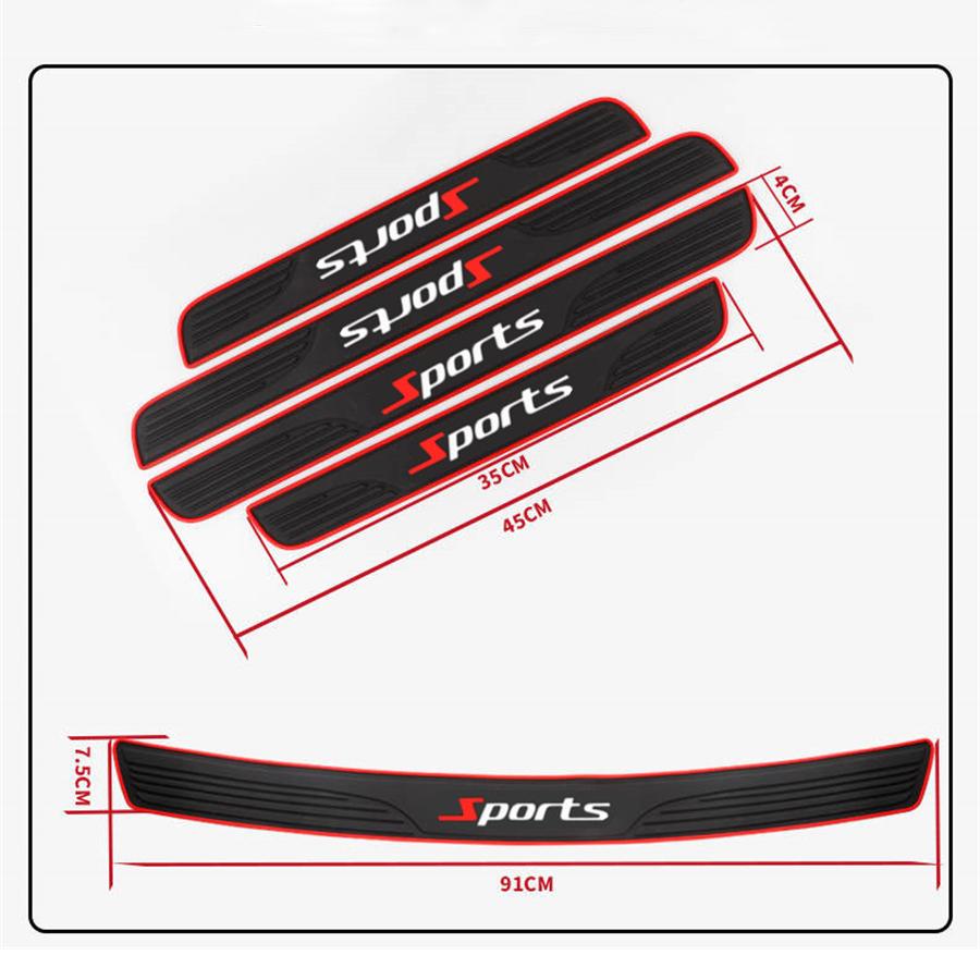 Накладка на порог двери автомобиля